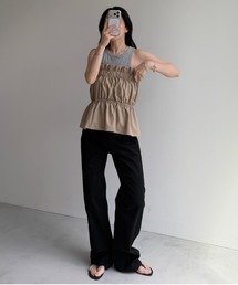 wee9s（ウィークス） ベスト ジレ plus one bustier / プラスワン