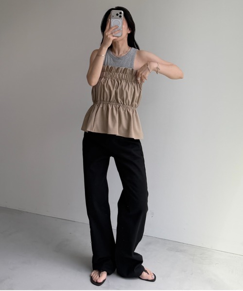 wee9s（ウィークス） ベスト ジレ plus one bustier / プラスワン
