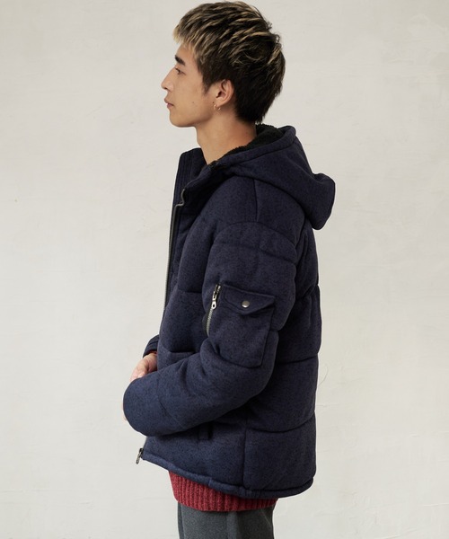 Blue Standard（ブルースタンダード） ダウンジャケット ダウン ニット