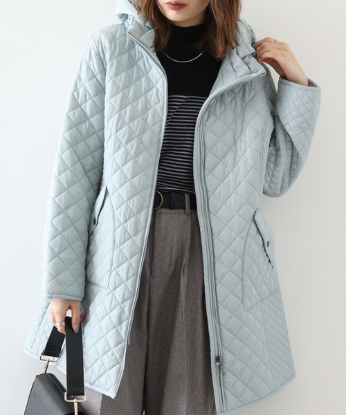 ブルゾン ジャンバー BRODIAEA 中綿キルトコート レディース