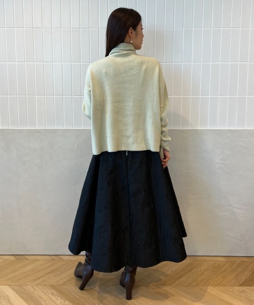 eimy istoire ニット セーター スリーブギャザールーズニット