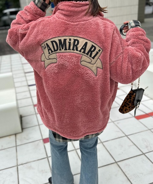 mi via loca トレーナー スウェット バックモチーフロゴ刺繍