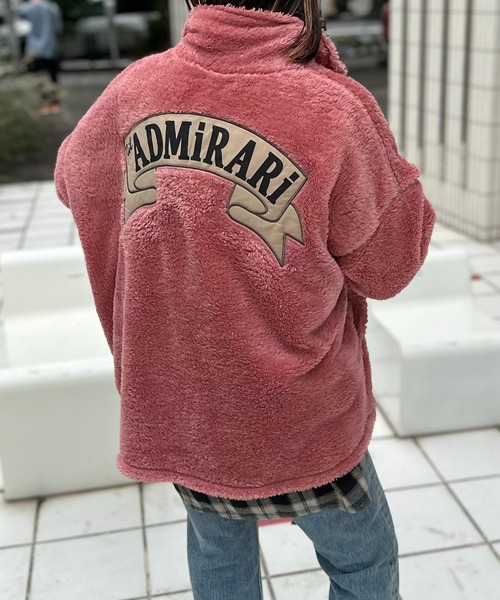 mi via loca トレーナー スウェット バックモチーフロゴ刺繍