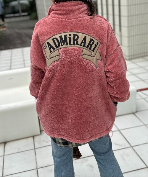 mi via loca トレーナー スウェット バックモチーフロゴ刺繍