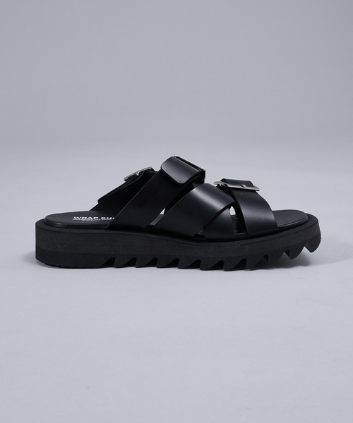【ALDO】モノグラム☆Atrani☆ラバー・スライドサンダル ☆ALDO☆厚底＆軽量☆ベルクロストラップサンダル☆Thila