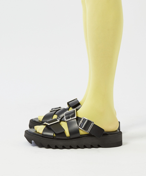 alfredoBANNISTER サンダル 「WRAP SHOES」トリプル バックル