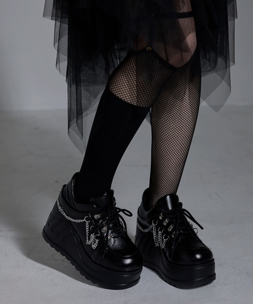 Diable baiser（ディアブルベーゼ） パンプス 厚底レースアップ