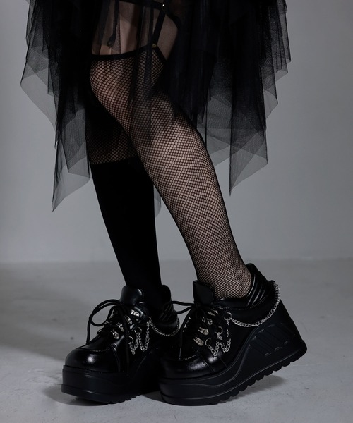 ビアズリー 厚底 レースアップシューズ【23cm】 BEARDSLEY（ビアズリー）の「《ビアズリー》TREKKINGSOLE レースアップ