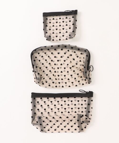 【PARFOIS】可愛いプリント柄♡ 多用途 ポーチ 228669 楽天市場】(K)ハートプリントポーチ PETIT BATEAU プチバトー