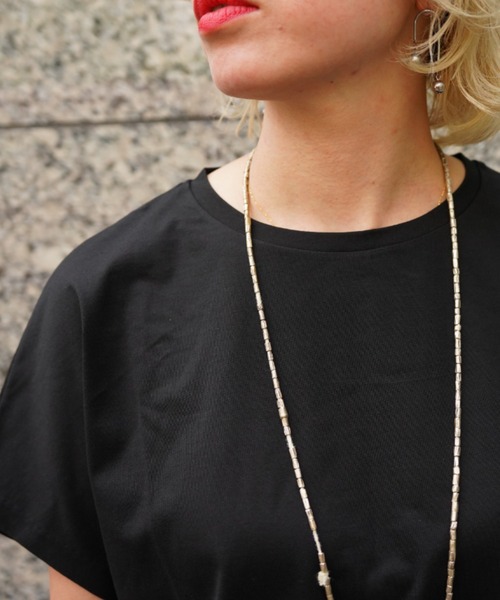 ATON tシャツ (エイトン) SUVIN 60/2 CAP SLEEVE T-SHIRT