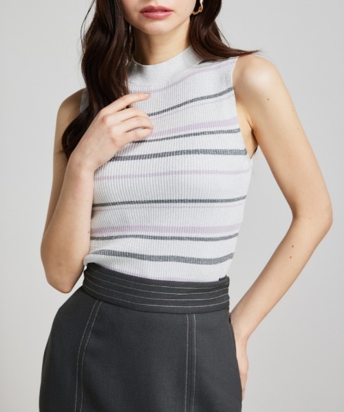 rienda トップス rienda | ウォッシャブルリボントップス (ニット ) |SHEL'TTER WEBSTORE