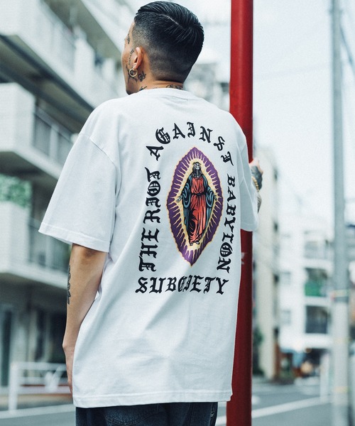 トップス Fade Wash L/S Tee (Skull Jesus) Fade Wash L/S Tee (Skull Jesus) - Loschild