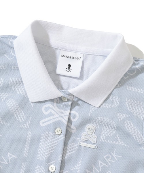 MARK&LONA FLOG Collar Polo 水色 レディース FLOG Collar Polo | WOMEN - MARK & LONA – MARK & LONA GLOBAL