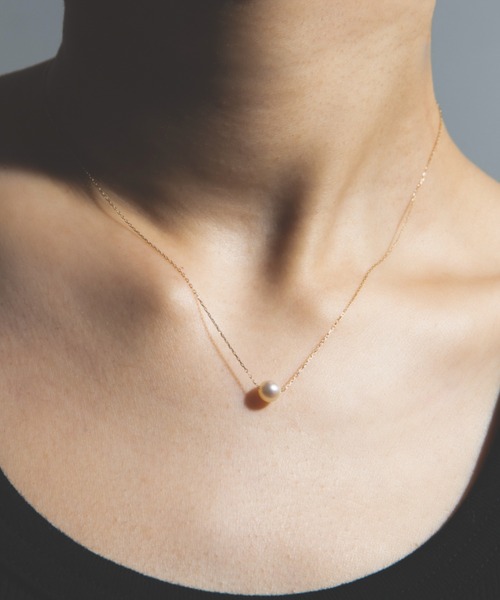 les bonbon ネックレス 「les bonbon」pearl chain necklace
