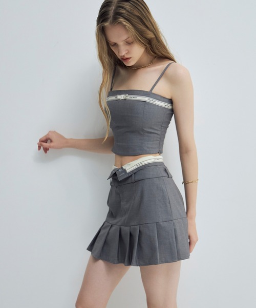 新品　eimy istoire ♡セットアップ♡まとめ売り セットアイテム】EIMYロゴボタンニットセットワンピース（ミニ