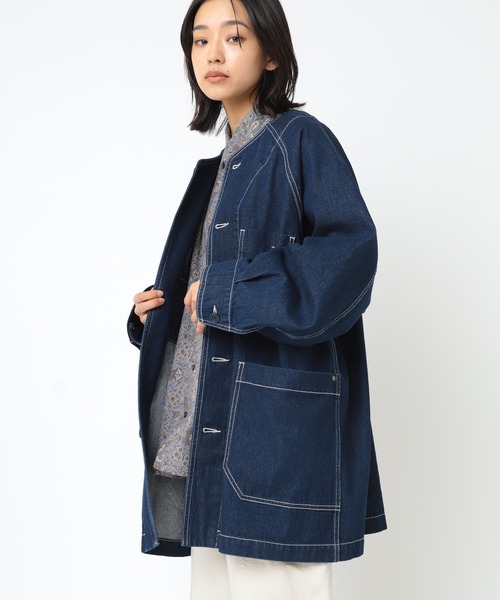 URCH RNA コート アウター J2110 ミドル丈のアトリエビッグジャケット  