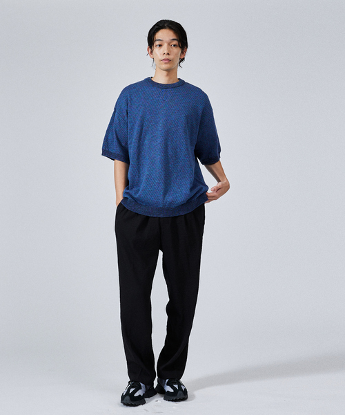 ABAHOUSE（アバハウス） パンツ クレープストレッチ イージーパンツ