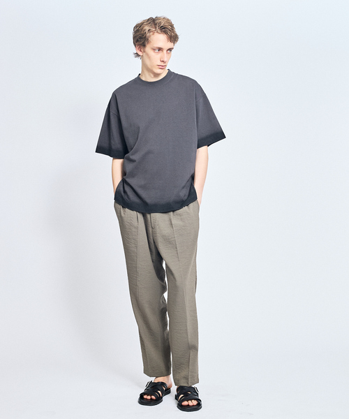 ABAHOUSE（アバハウス） パンツ クレープストレッチ イージーパンツ