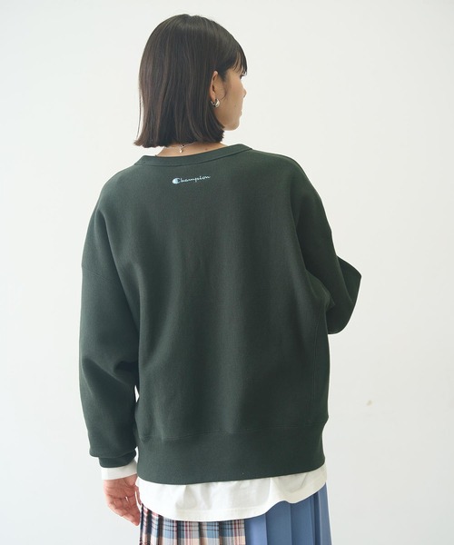トレーナー スウェット MILKFED.xCHAMPION SWEAT TOP レディース メンズ Champion トレーナー スウェット MILKFED.xCHAMPION SWEAT TOP