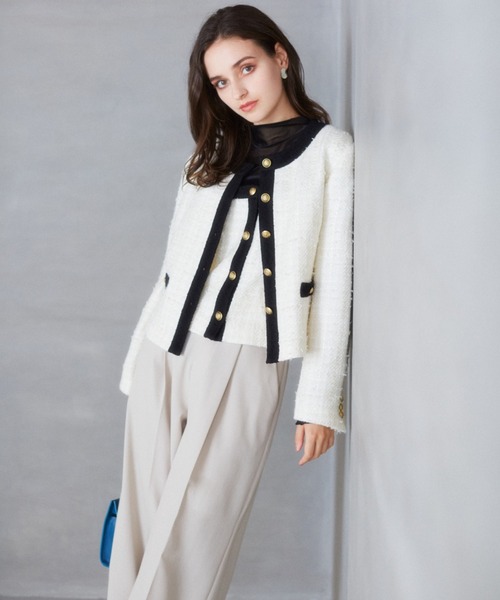 JILL STUART（ジルスチュアート） キャミソール モノトーンツイード