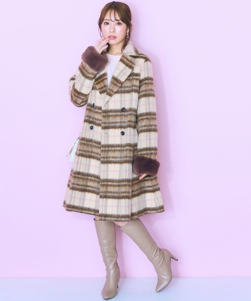 marun（マルン） コート チェスターコート 「大きいサイズ」 シャギー