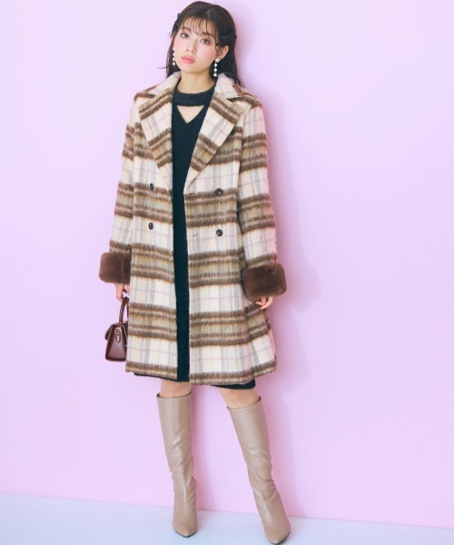 marun（マルン） コート チェスターコート 「大きいサイズ」 シャギー