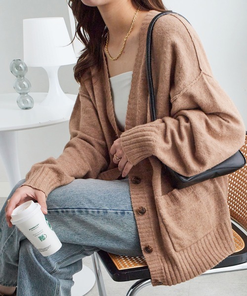 Viola e Viola（ヴィオラ エ ヴィオラ） カーディガン 洗えるもちもち