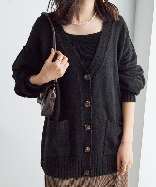 Viola e Viola（ヴィオラ エ ヴィオラ） カーディガン 洗えるもちもち