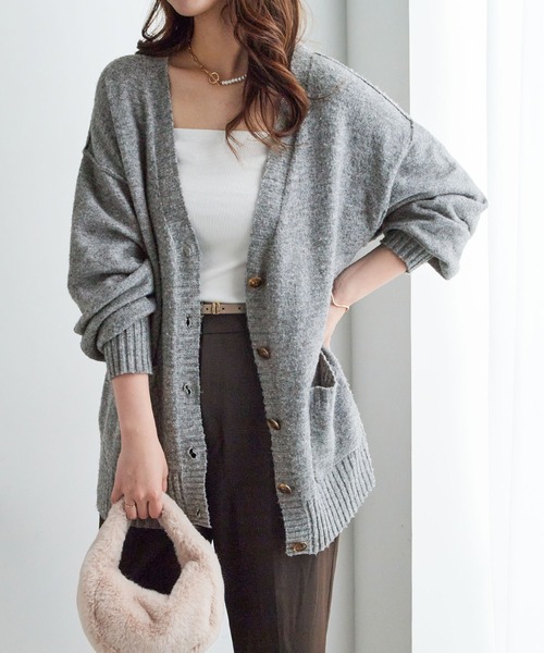 Viola e Viola（ヴィオラ エ ヴィオラ） カーディガン 洗えるもちもち