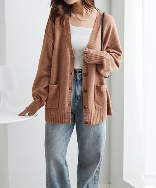 Viola e Viola（ヴィオラ エ ヴィオラ） カーディガン 洗えるもちもち