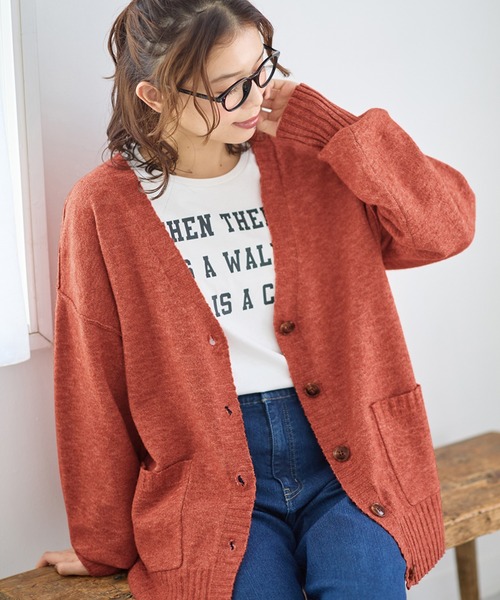 Viola e Viola（ヴィオラ エ ヴィオラ） カーディガン 洗えるもちもち