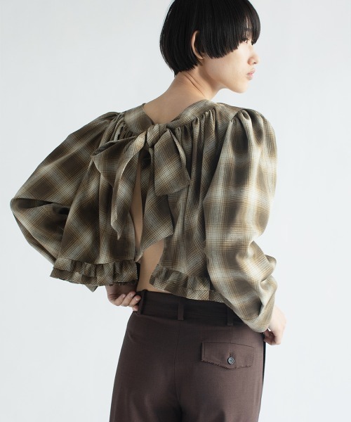 LEINWANDE ラインヴァンド ブラウス leinwande（ラインヴァンド） ブラウス シャツ Ribbon Shirts