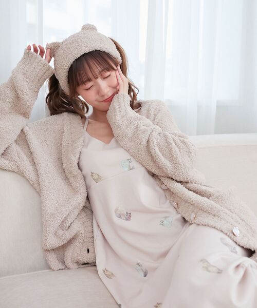 ルームウェア・パジャマ mogra 楽天市場】サテン ドット プリント レディース パジャマ 【mila schon