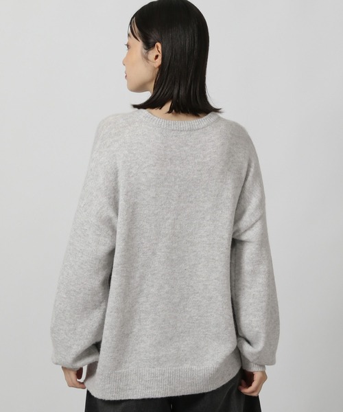 ニット セーター ロゴジャガードプルオーバー レディース MONO-MART LADY'S（モノマートレディース）の「ロゴジャガード