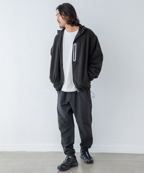 HEREIAM コート ジャケット 「HEREIAM MEN」コントラストフリースZIP 