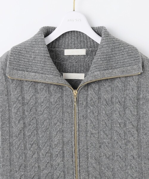ANY SIS（エニィスィス） ワンピース 「2WAY」ケーブルベストSETニット