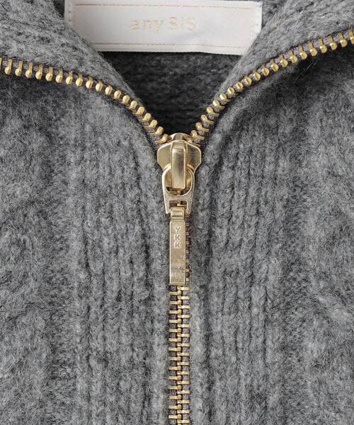 ANY SIS（エニィスィス） ワンピース 「2WAY」ケーブルベストSETニット