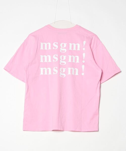 [MSGM] короткий рукав футболка S Pink Lady -s