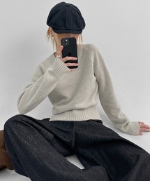 BLACKUP（ブラックアップ） ニット セーター 「MADE」 ステンヌVネック