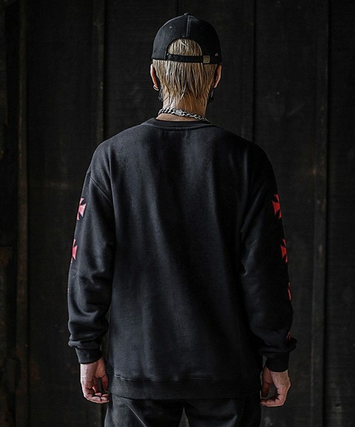 DIVINER tシャツ Judgment Sweat Shirt （ブラック×レッド