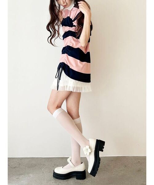 CALNAMUR ワンピース 2WAY DRAWSTRING CUT OP/2WAYドロスト
