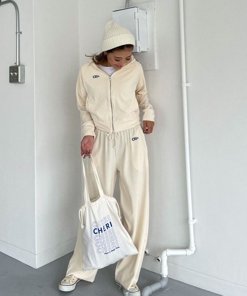 CHERI since1985 セットアップ パイル生地フーディー