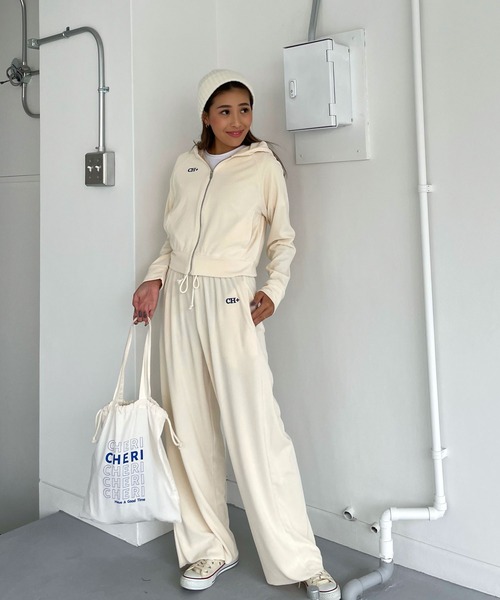 CHERI since1985 セットアップ パイル生地フーディー