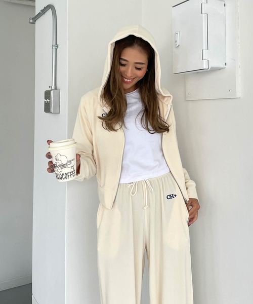 レディ  セットアップ 美品❤️ SPIRALGIRL セットアップ サイドカッティングストライプ