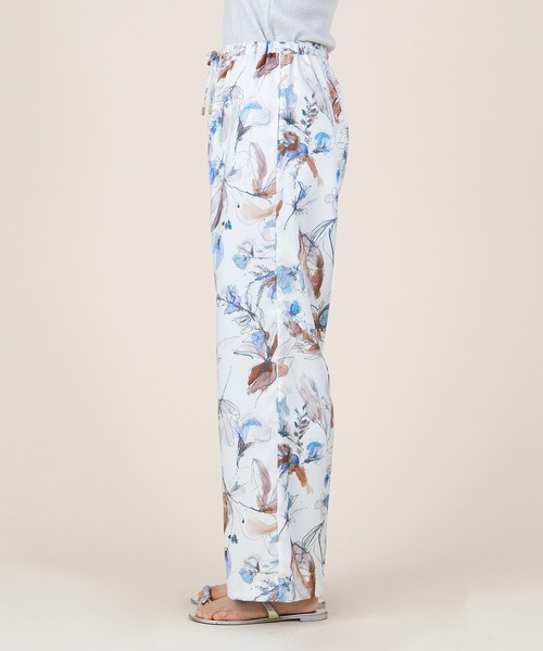 marmors パンツ 「marmors」flower print straight pants