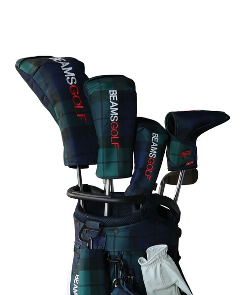 BEAMS GOLF ゴルフ ブラックウォッチ スタンド キャディバッグ