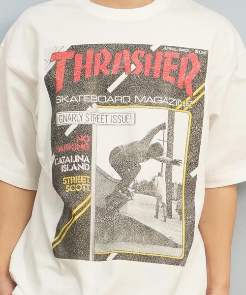 THRASHER（スラッシャー） tシャツ 「ムラサキスポーツ限定」THRASHER