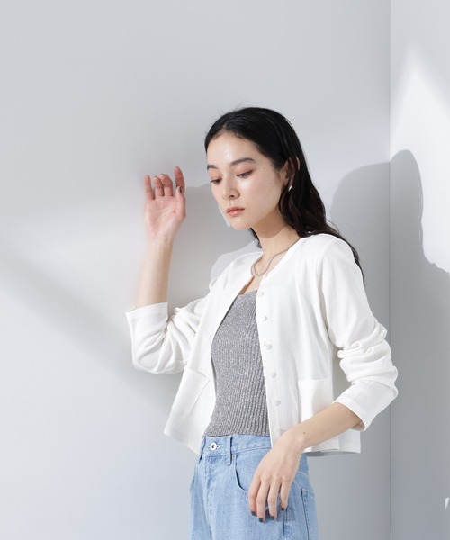 NANO universe ニット セーター グリッターラメニット2way