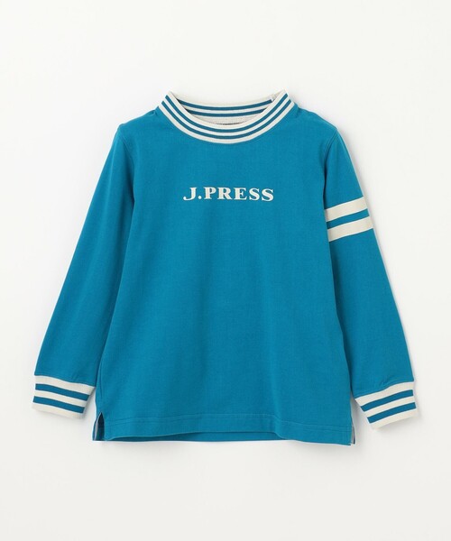 J.PRESS（J.プレス） tシャツ 「100-130cm」リブライン ロゴカットソー