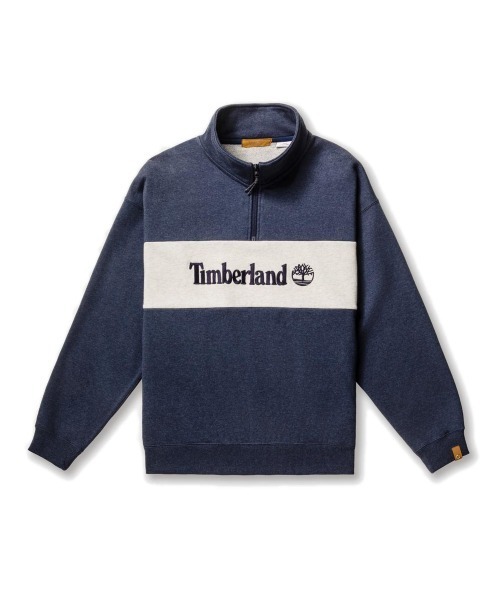 スウェット・トレーナー [TIMBERLAND] HALF ZIP-UP SWEAT Timberland トレーナー スウェット TOKYO DESIGN COLLECTIVE